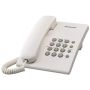Panasonic KX-TS500FXW Žični telefon sa mogućnošću ponovnog biranje poslednjeg biranog broja, 3 jačine zvuka, montiranja na zid itd. thumbnail