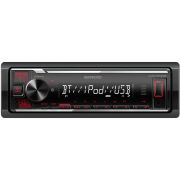 Kenwood KMM-BT206 Auto radio sa ugrađenim Bluetooth-om i USB konektorom, kompatibilan sa iOS i Android uređajima, LCD displejom itd.