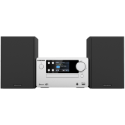 Kenwood M-718BT HiFi Mikro linija snage 2 x 25W, sa LCD displejem,  FM radiom, Bluetooth®, USB, AUX-in i  CD, CD-R/-RW kompatibilnim  plejerom. 