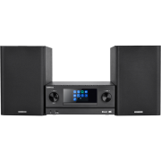 Kenwood M-718BT HiFi Mikro linija snage 2 x 25W, sa LCD displejem,  FM radiom, Bluetooth®, USB, AUX-in i  CD, CD-R/-RW kompatibilnim  plejerom. 