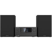 Kenwood M-718BT HiFi Mikro linija snage 2 x 25W, sa LCD displejem,  FM radiom, Bluetooth®, USB, AUX-in i  CD, CD-R/-RW kompatibilnim  plejerom. 