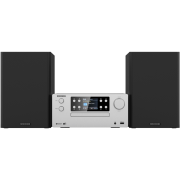 Kenwood M-718BT HiFi Mikro linija snage 2 x 25W, sa LCD displejem,  FM radiom, Bluetooth®, USB, AUX-in i  CD, CD-R/-RW kompatibilnim  plejerom. 